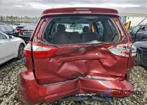 2015 Toyota Sienna Le из США, поврежденный, VIN 5TDKK3DC8FS582394